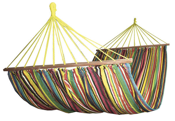 Amaca doppia 220x160cm c/asta 120cm
