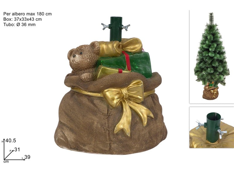 BASE ALBERO SACCO NATALIZIO MARRONE