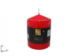 CANDELA CILINDRO ROSSO