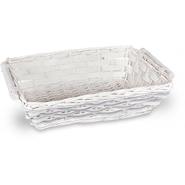 CESTO RETTANGOLARE LEGNO 50X35 CM