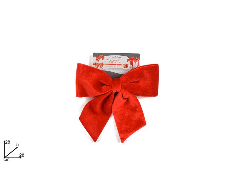FIOCCO VELLUTO ROSSO