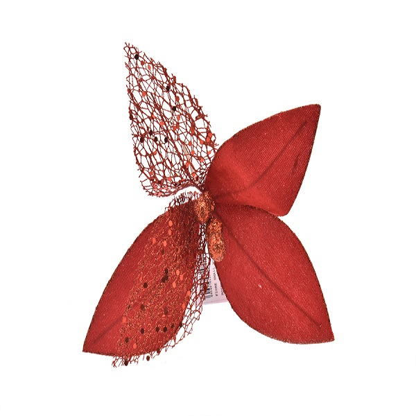 FIORE PICCOLO GAMBO CORTO ROSSO 9