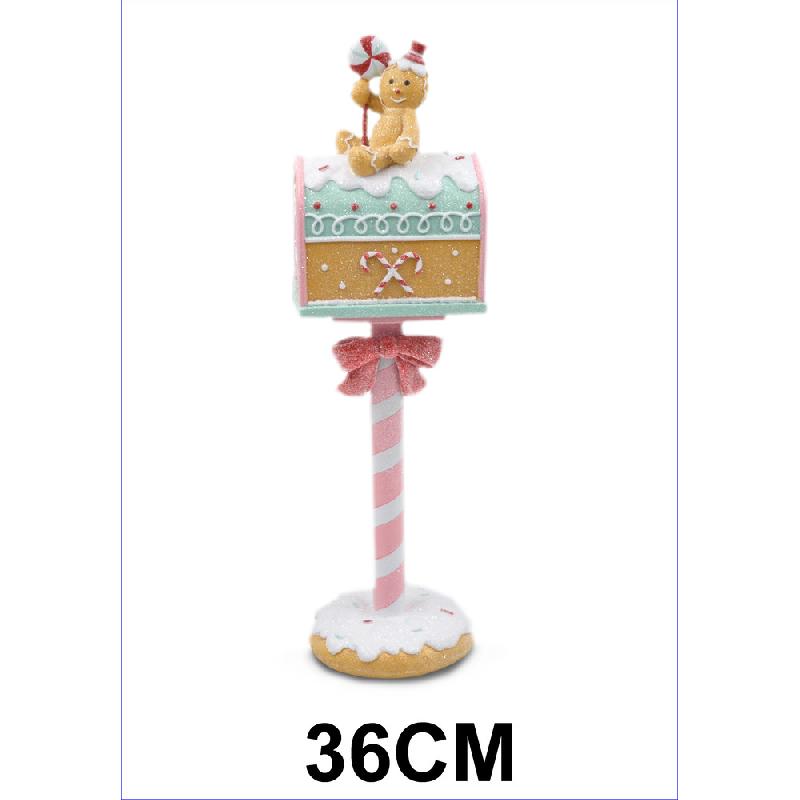 PORTAPOSTA RESINA PAN DI ZENZERO 36CM