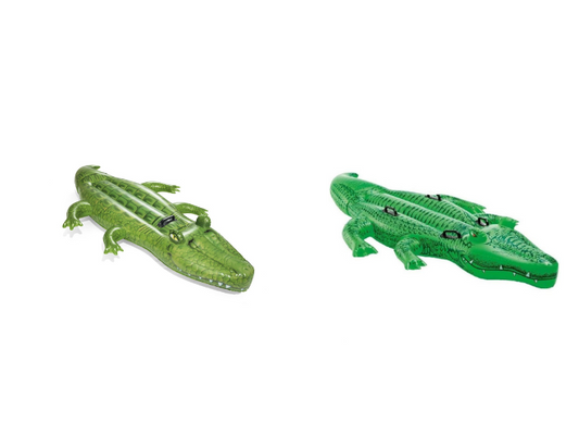 Large crocodile ride-on 203X114cm