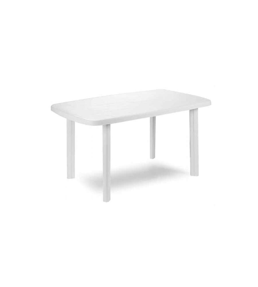 TAVOLO FARO BIANCO 137X85X72H