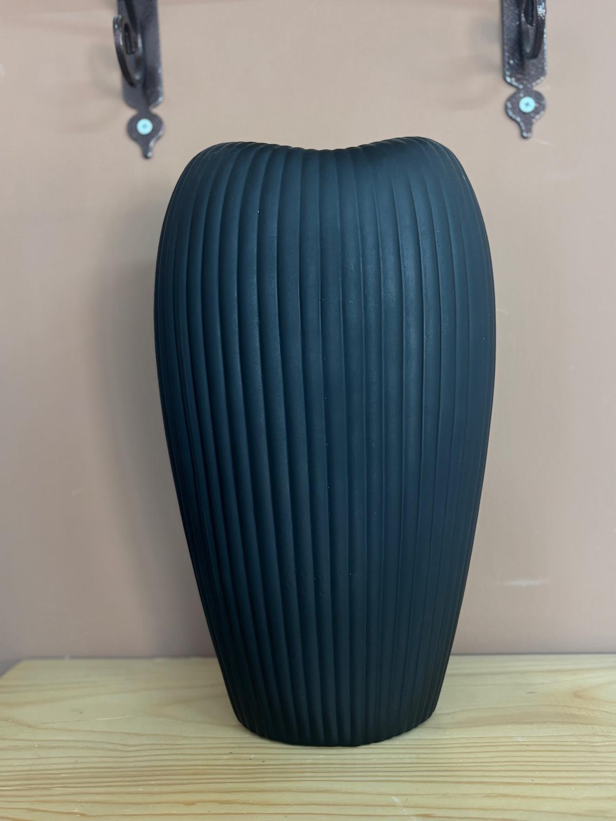 VASO CERAMICA TRIBECA 21X15X36CM BIANCO/ROSA/NERO