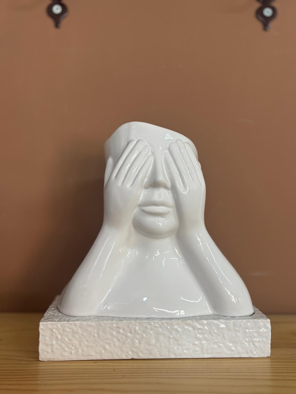 VASO 23CM NON VEDO BIANCO