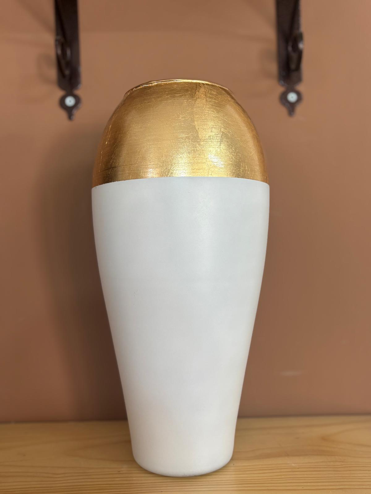 VASO FIDELIS H.37CM NABILA BIANCO