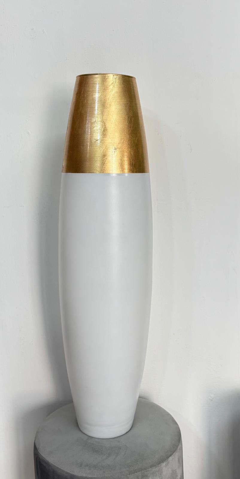VASO AMARILLYS H.70CM NABILA BIANCO