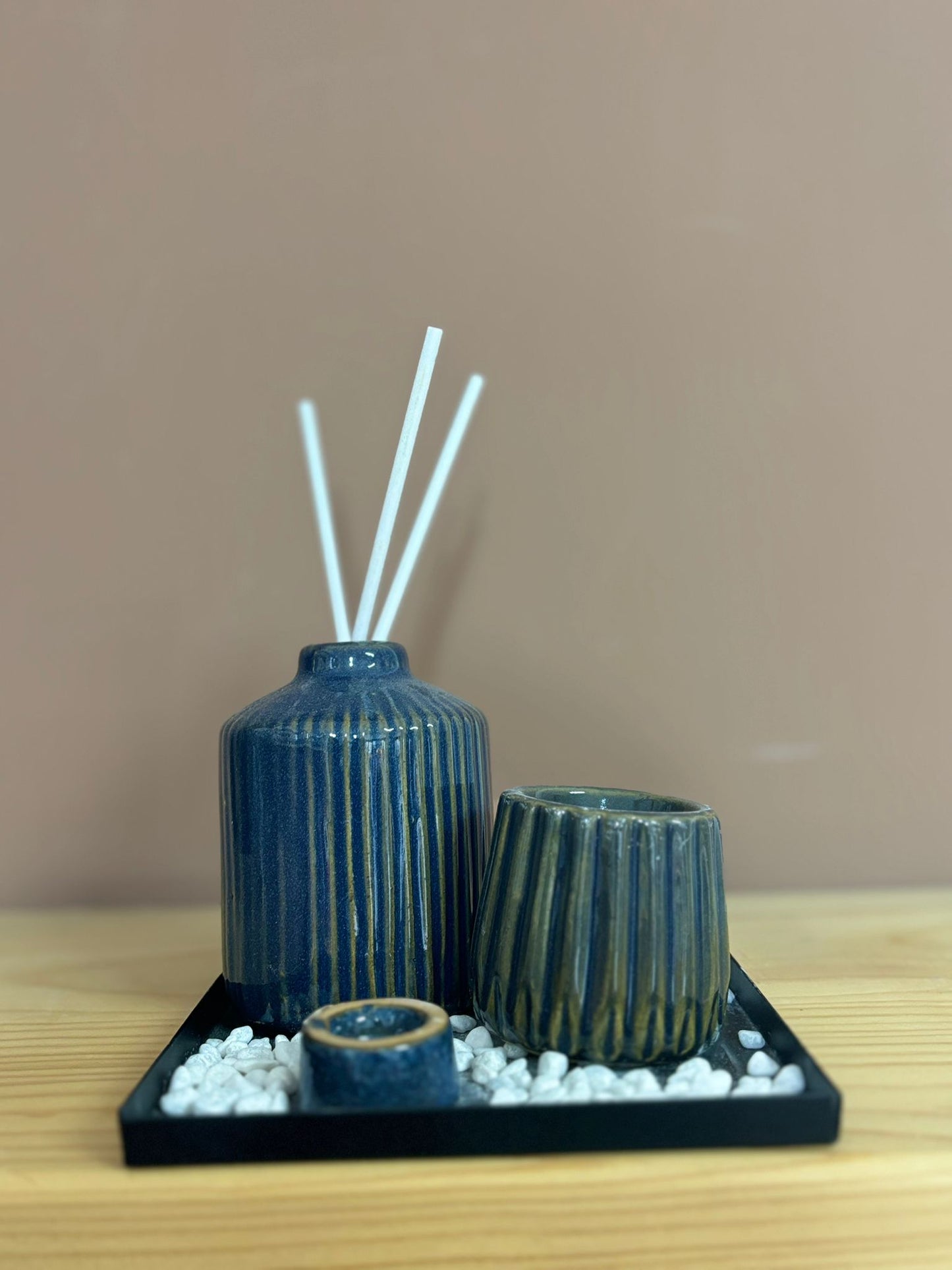 SET DECORATIVO P/INCENSI+P/TEALIGHT ASSORT