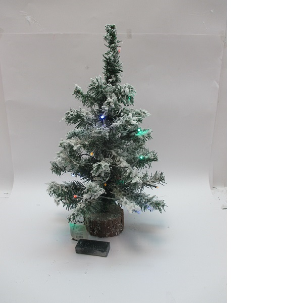 SNOWY PINE CHRISTMAS TREE 15 LED MULTICOLOR LIGHT