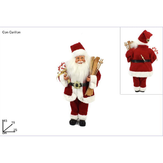 SANTA CLAUS MUSIC BOX 45CM