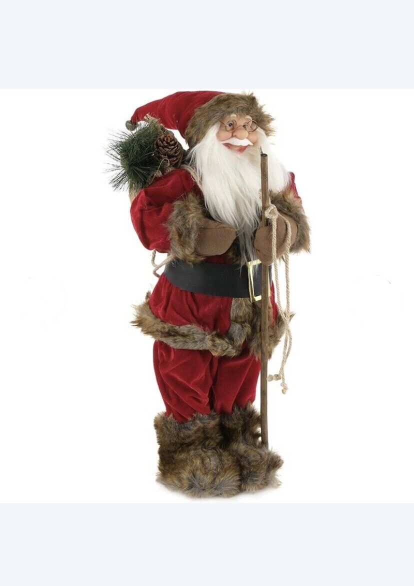 SANTA CLAUS 80CM RED/GOLD