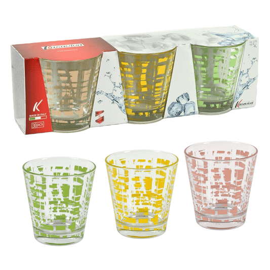 BICCHIERI ACQUA BRUSH SHABBY 3 PZ.