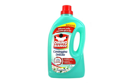 OMINO BIANCO DELICATE BLEACH 2 LT. GREEN