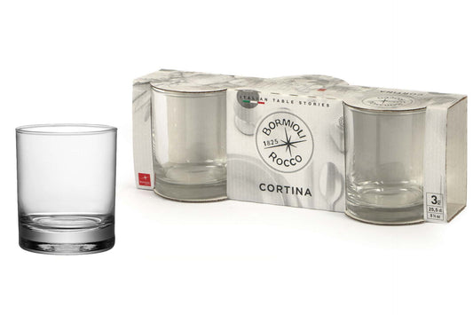 BICCHIERI BORMIOLI CORTINA VINO 19,5 CL 3PZ