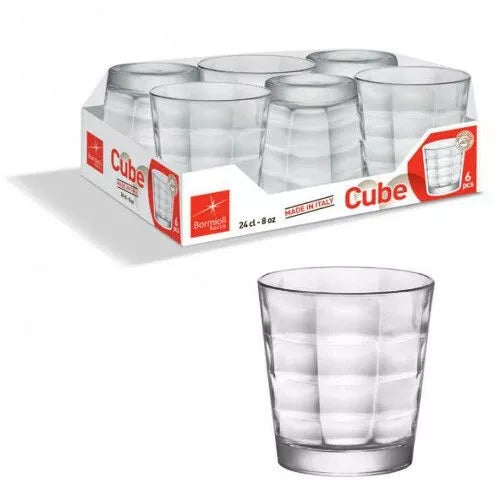 BICCHIERI ACQUA CUBE 6PZ