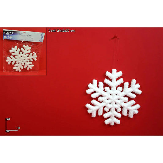 SNOWFLAKE HANGERS 20CM