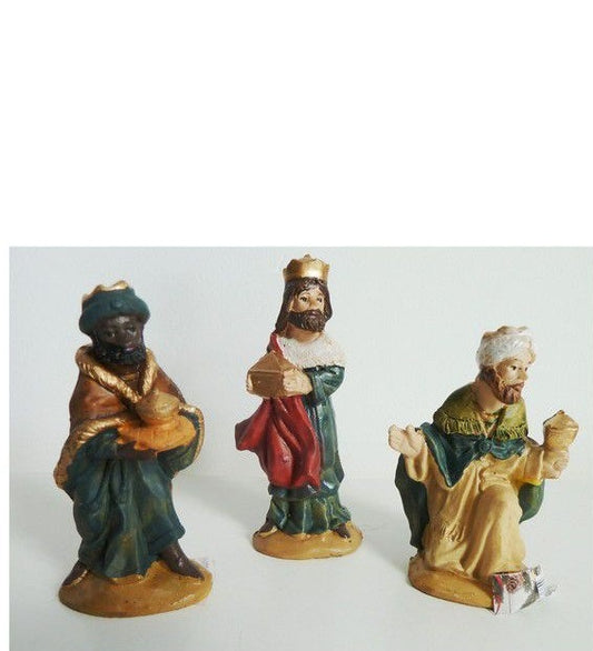 SHEPHERD CHILDREN THREE KINGS 10CM