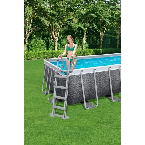 BESTWAY POOL RECT. 4.12X2.01X1.22 RATTAN