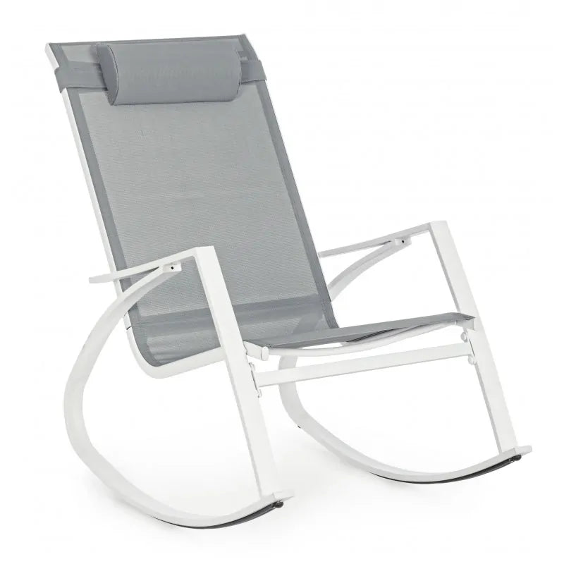 POLTRONA DONDOLO DEMID BIANCO