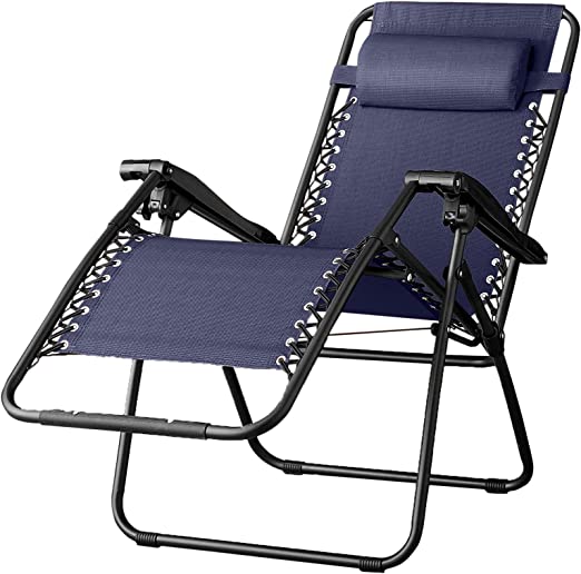 Zero gravity relaxation deckchair