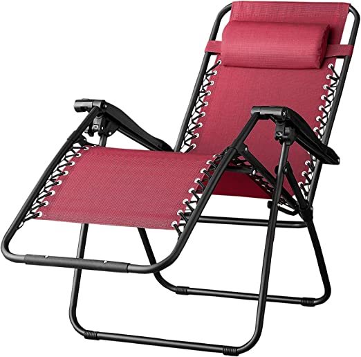 Zero gravity relaxation deckchair