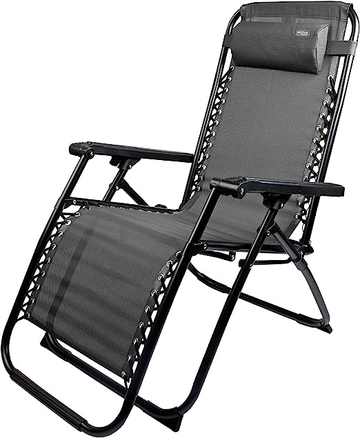 Zero gravity relaxation deckchair