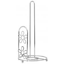 PORTAROTOLO ACCIAIO FIORE DA TAVOLA