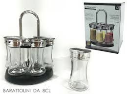 SET BARATTOLI PORTASPEZIE 6PZ
