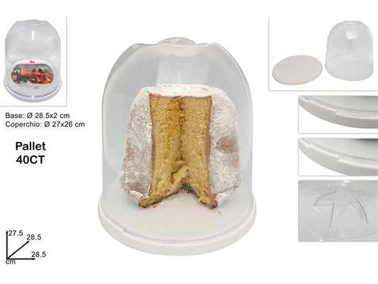 PORTA PANETTONE E PANDORO 26X22CM