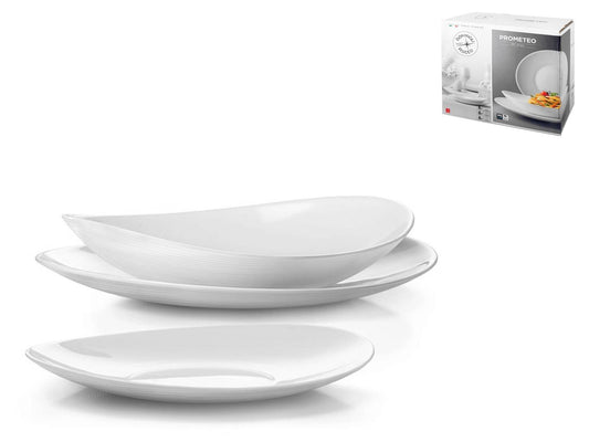 BORMIOLI PROMETEO 18-PIECE DISH SET