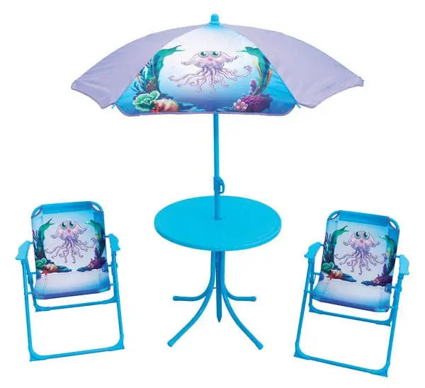 Baby garden set table + umbrella + 2 chairs