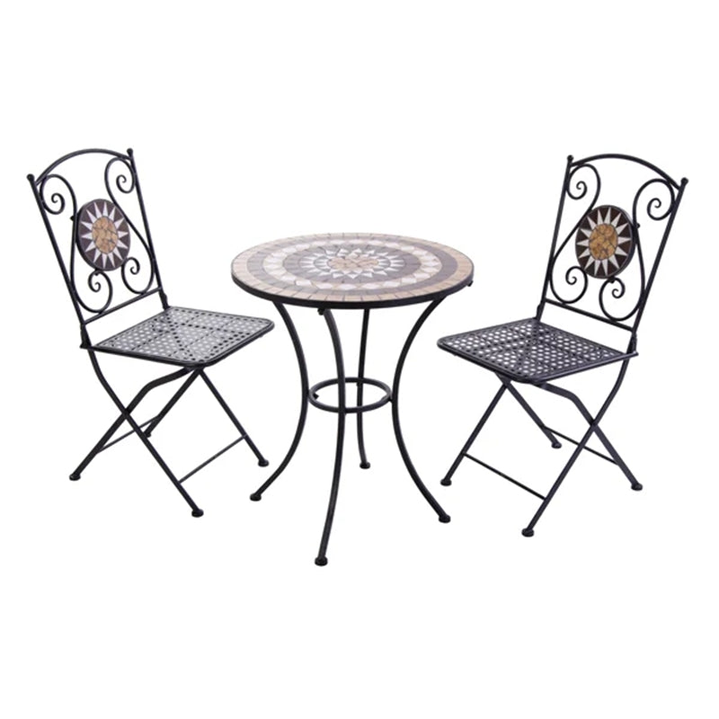 SET TAVOLO MOSAICO+2 SEDIE CLASSIC