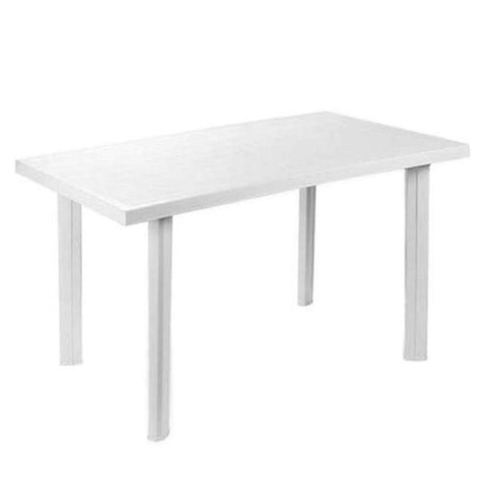 TAVOLO RETTANGOLARE VELO BIANCO 126X76CM