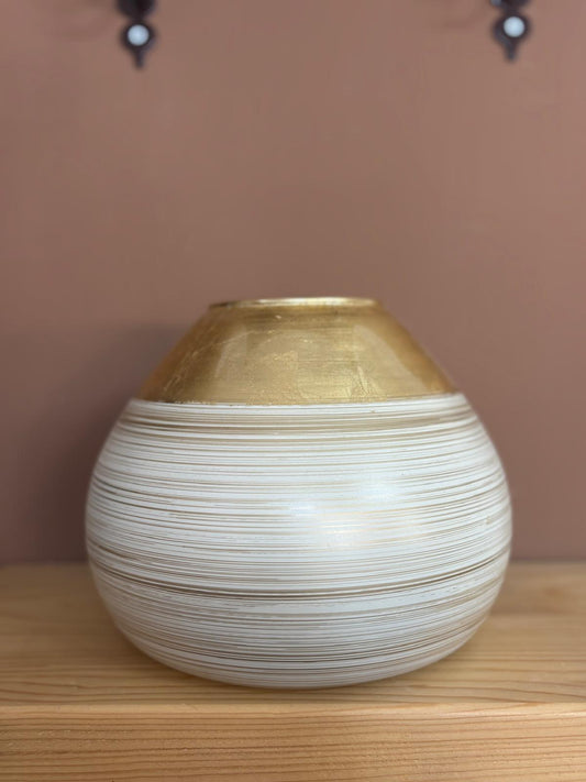 VASO ISIDE D.25CM YULIA ORO