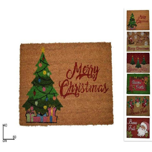 CHRISTMAS DOORMAT 40X60 CM ASSORTED