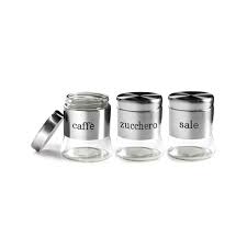 TRIS BARATTOLI IN VETRO 750ML