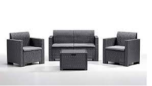 Nebraska 2 seater rattan sofa set