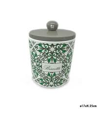 BISCOTTIERA CERAMICA VERDE