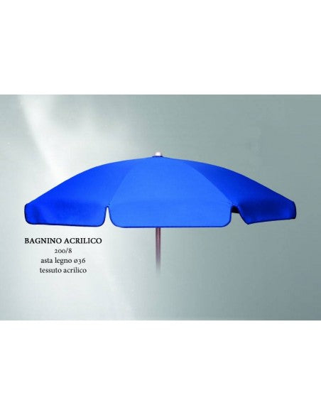 Duplex wooden umbrella 200/8 cotton