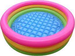 3t 3-color swimming pool with 102cm inflator