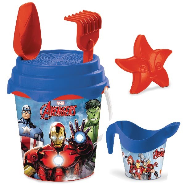 Avengers+water bucket. D.18 cm.