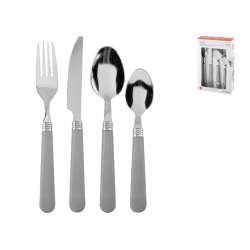 POSATE SET 24PZ BAVARIA C/MANICO IN PLASTICA DECO