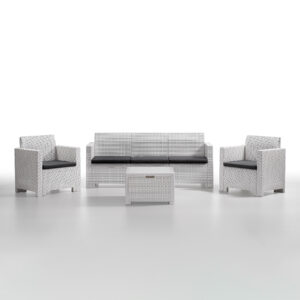 Nebraska 3 seater rattan sofa set