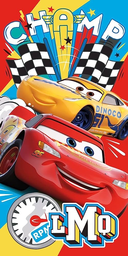 Disney cars beach towel